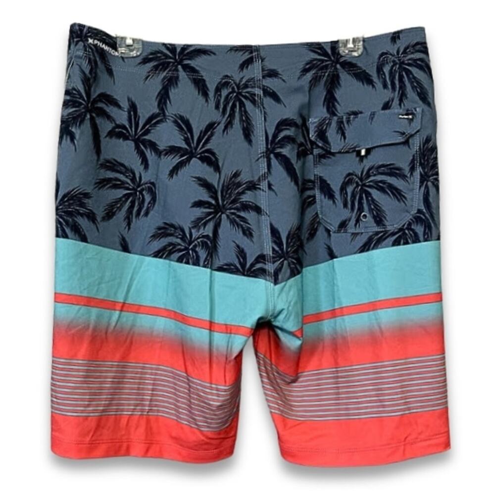 Hurley Board Shorts Palm Tree Phantom 4-Way Stretch Material Multicolor M 30 NWT - Picture 4 of 9